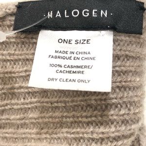 Halogen Accessories - Halogen Soft 100% Cashmere Rib Knit Gloves Halogen Accessories - Halogen Soft 100% Cashmere Rib Knit Gloves